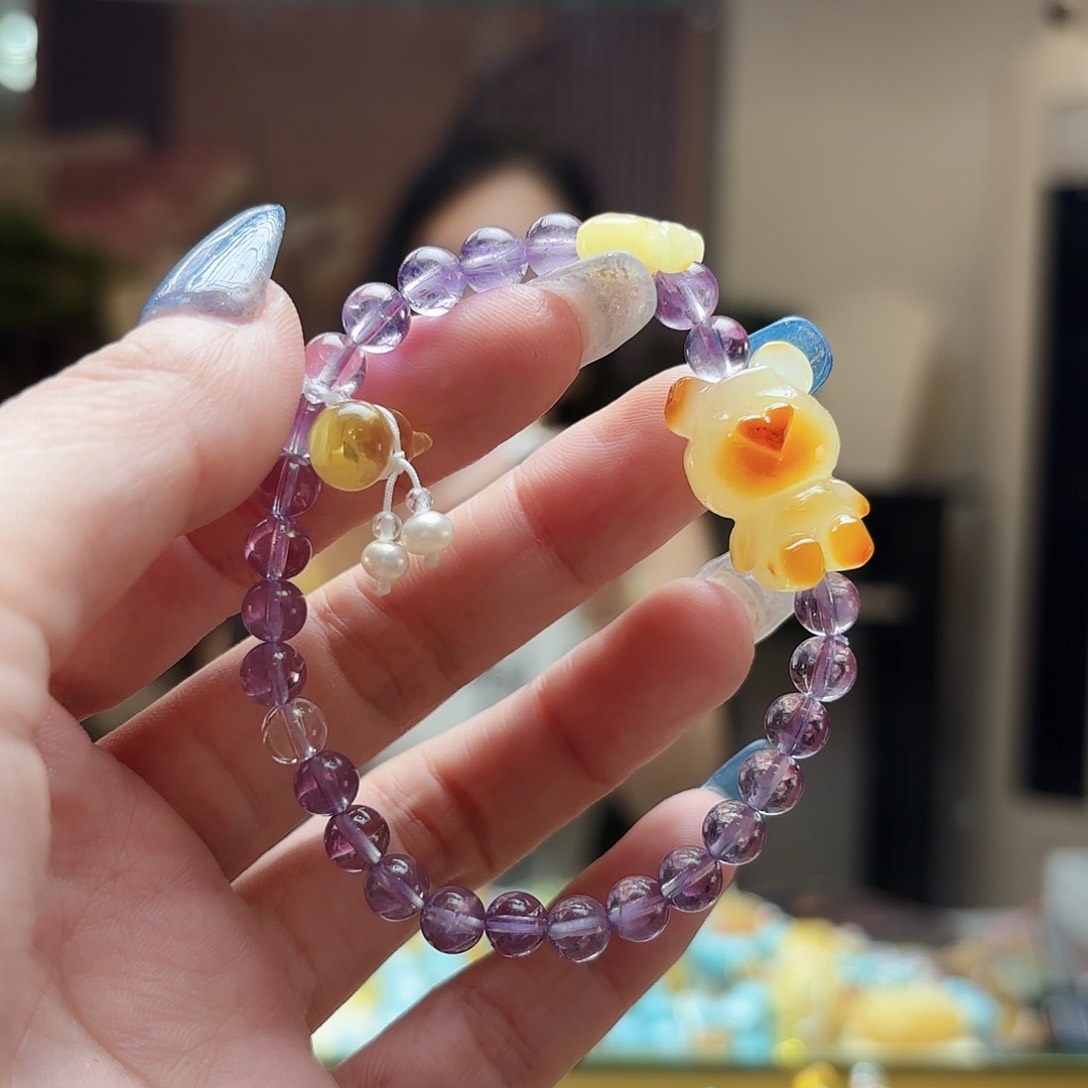 琥珀未镶嵌手镯琥珀