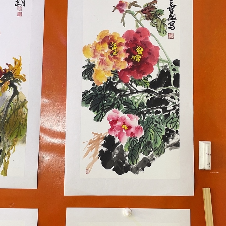 国画张圣敏先生纯手绘作品