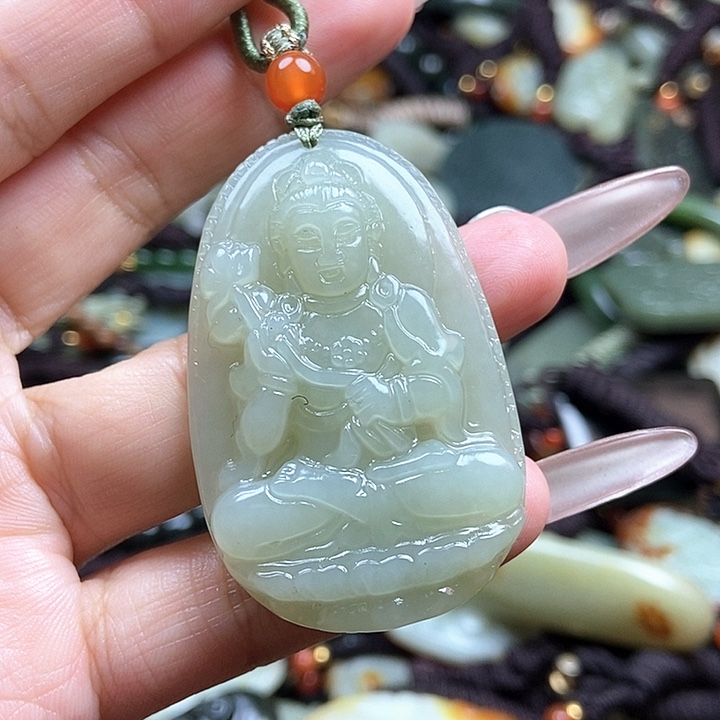 和田玉颈饰未镶嵌