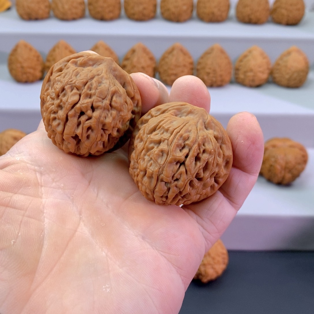 文玩核桃把件40全品莲花