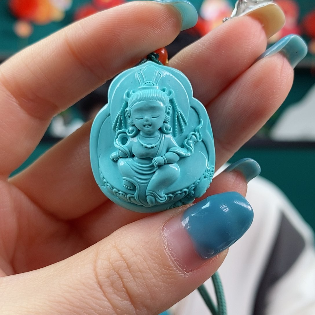 绿松石珠宝奇石未镶嵌