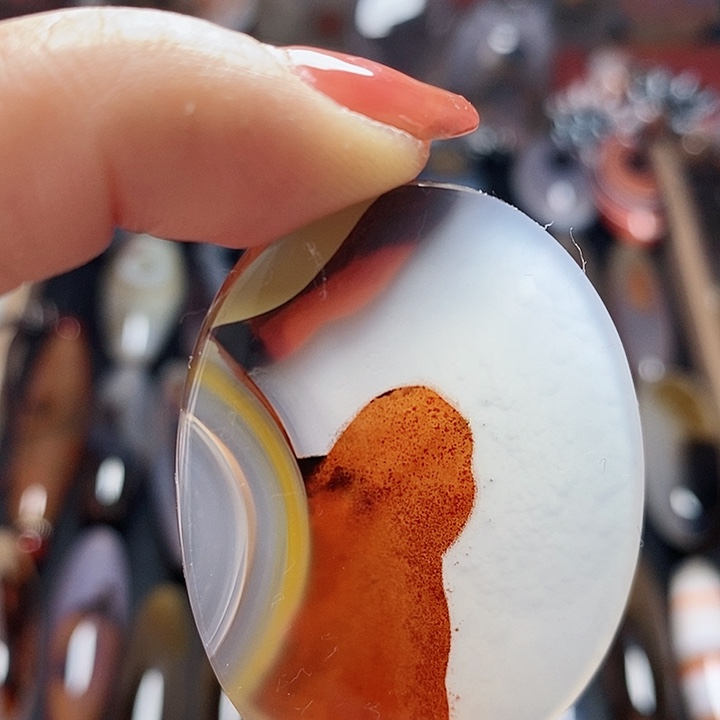 玛瑙/玉髓颈饰合金