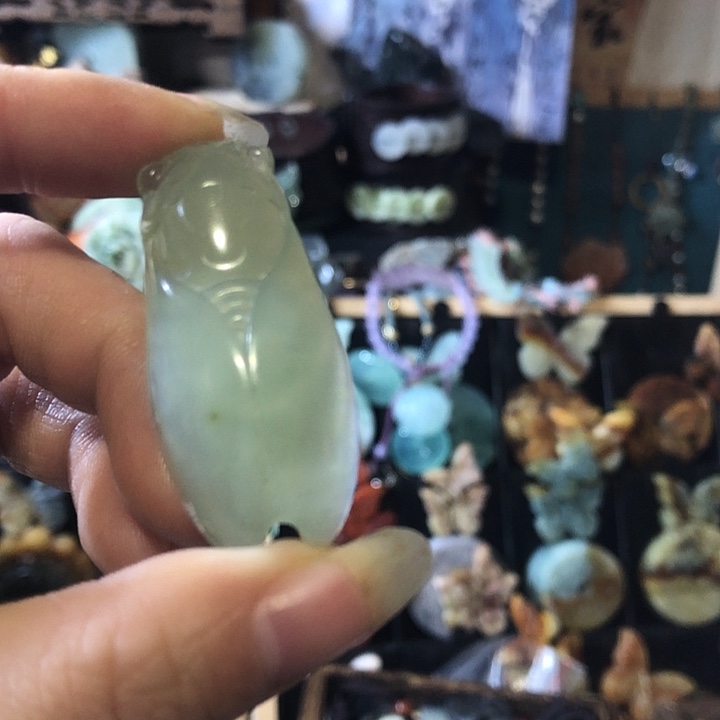 岫玉未镶嵌岫玉挂件