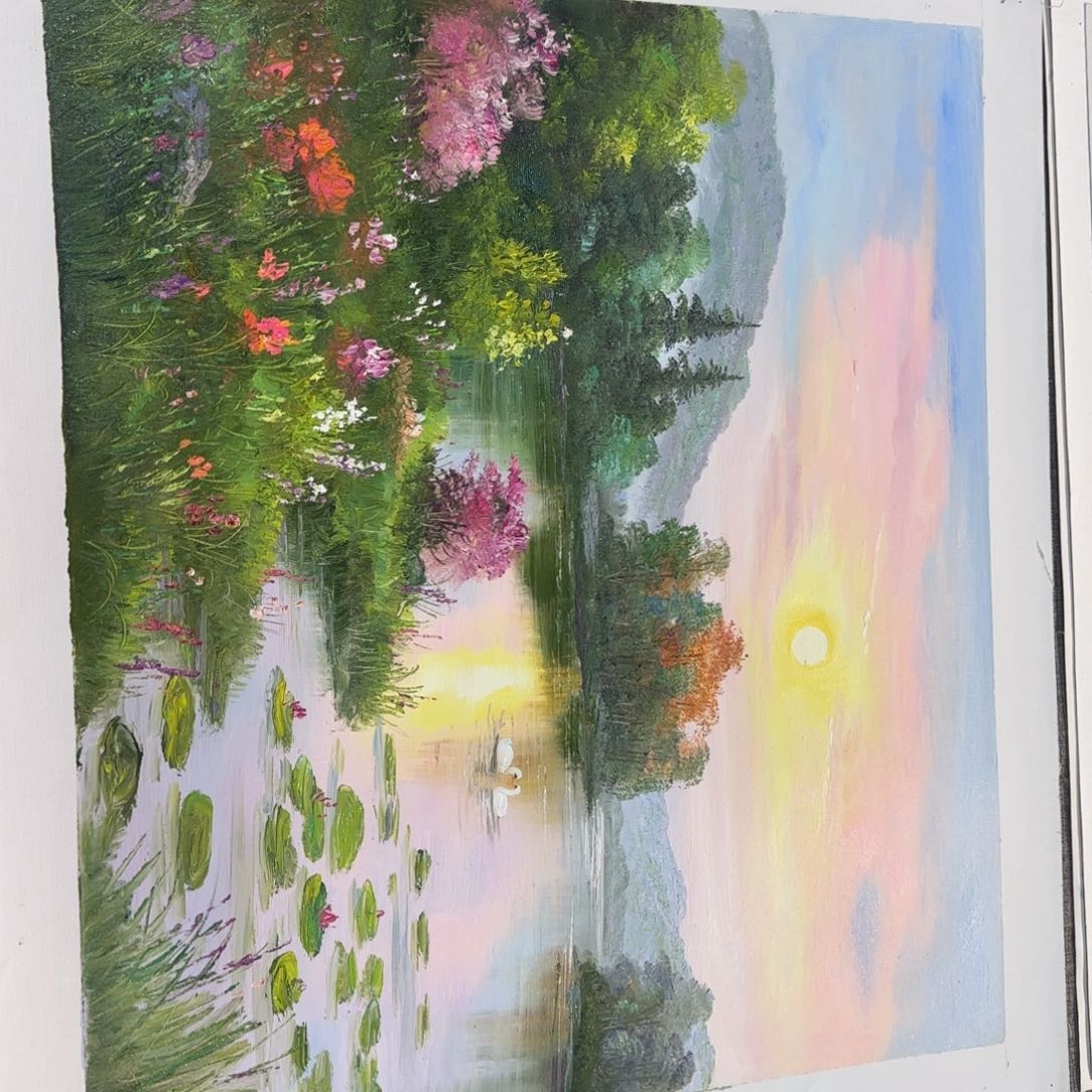 油画好的我真的好