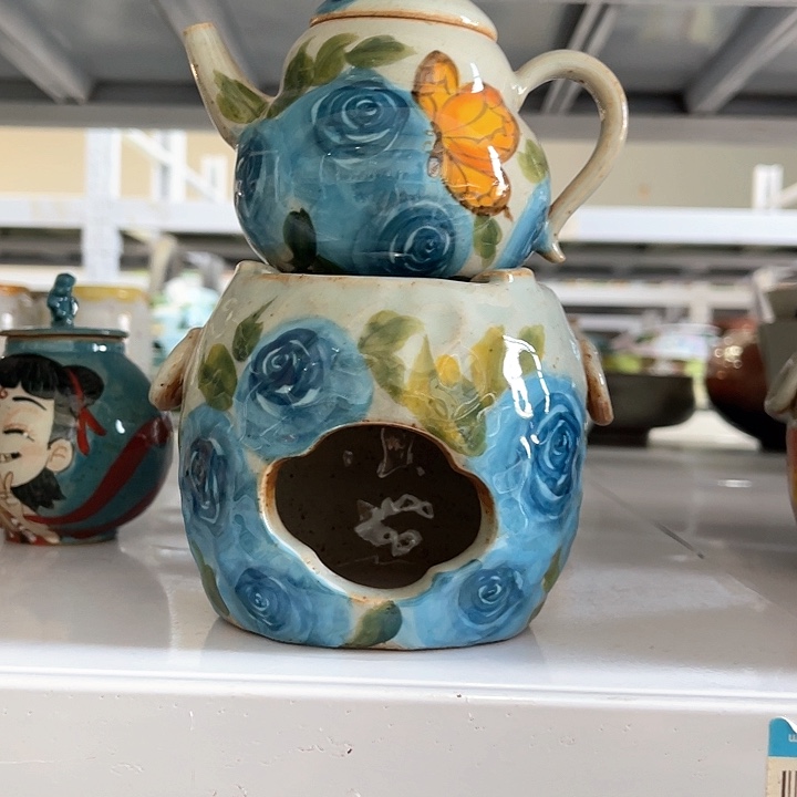 陶景德镇釉下手绘陶瓷 