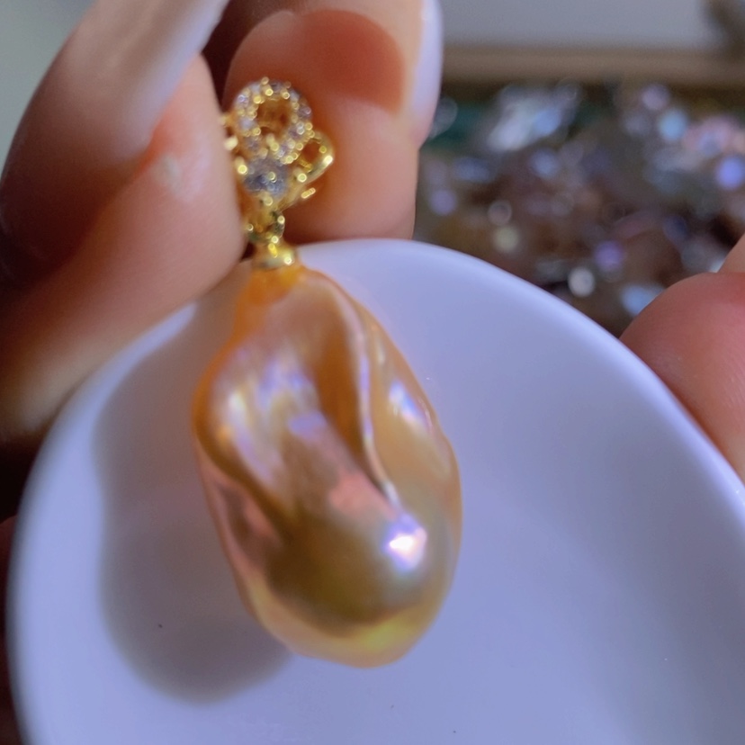 【闪购商品】合金淡水珍珠天然珍珠（微瑕）