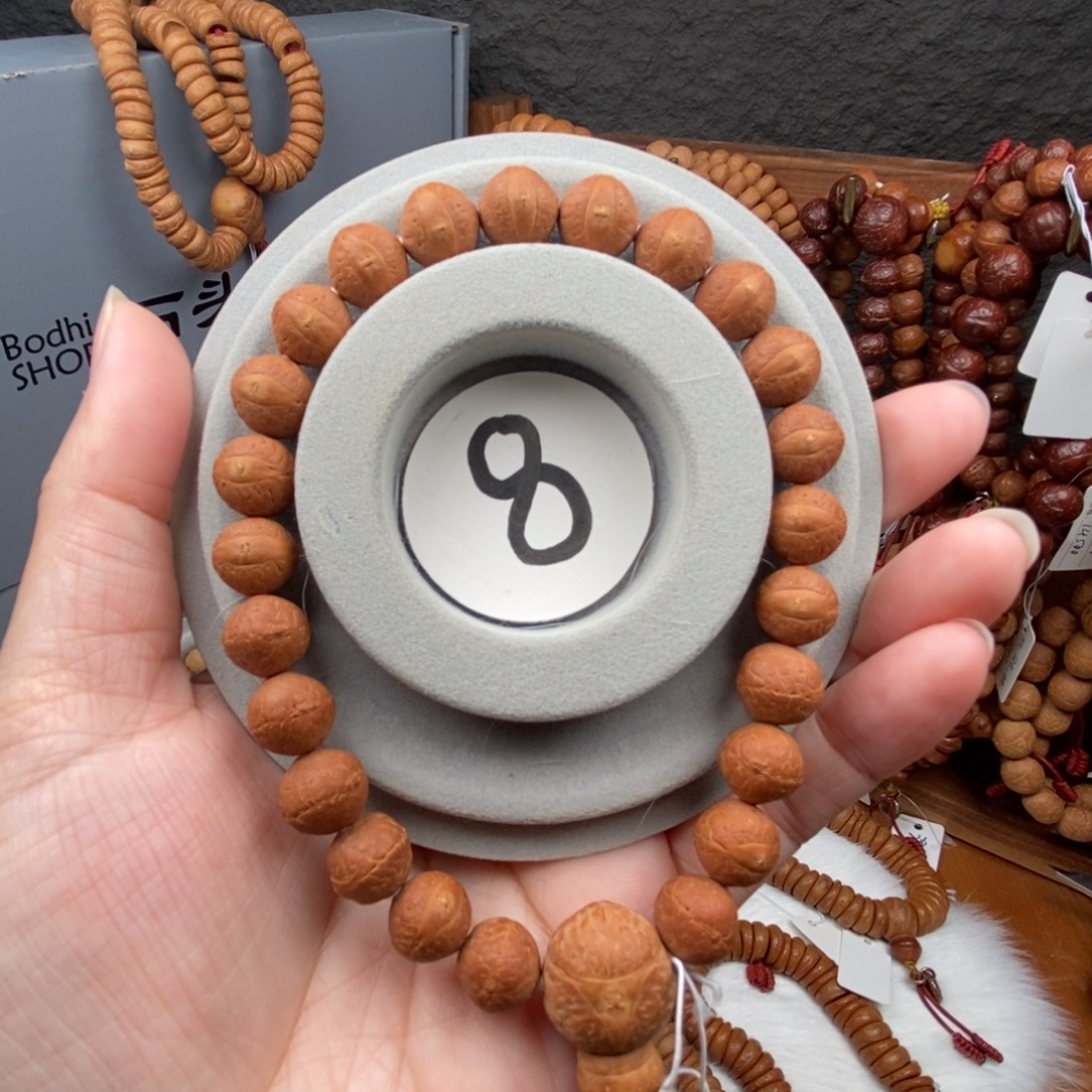 手串凤眼菩提st01非实心，11.5尺24颗