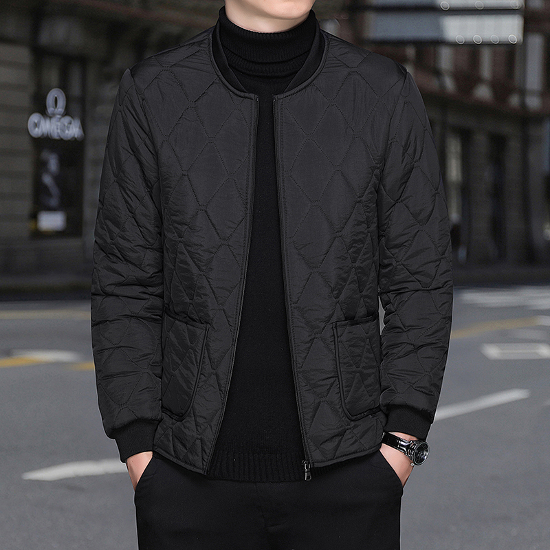 加绒加厚棉衣中青年男士夹棉小棉袄保暖贴身内穿打底短款毛绒棉服