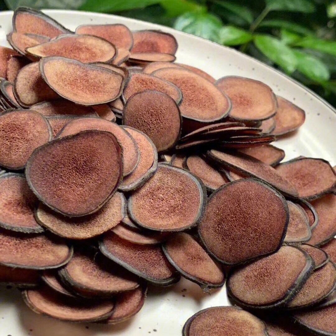 鹿茸片红粉片正品血梅花干鹿茸泡酒专用泡水整枝灵芝片鹿茸礼盒