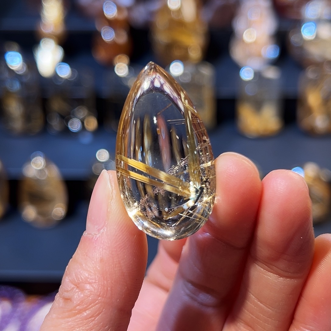 发晶颈饰未镶嵌吊坠