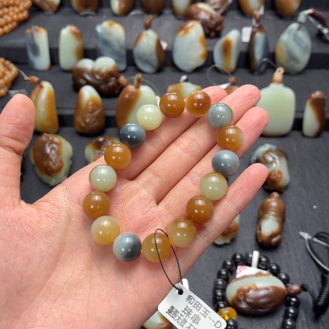 J***c和田玉未镶嵌颈饰