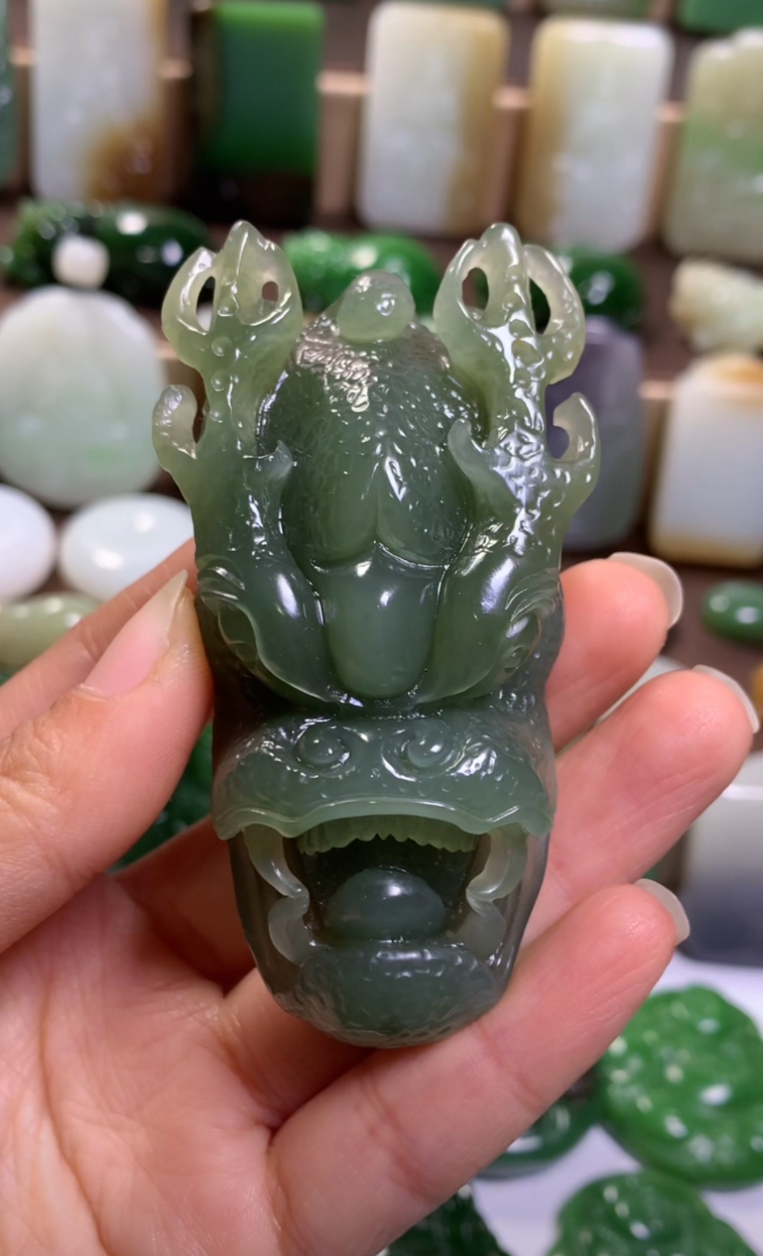 和田玉把件未镶嵌