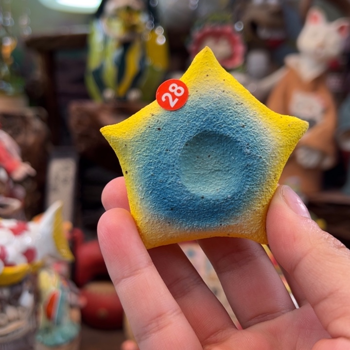 咖***粉陶摆件小镇青花每日有新品