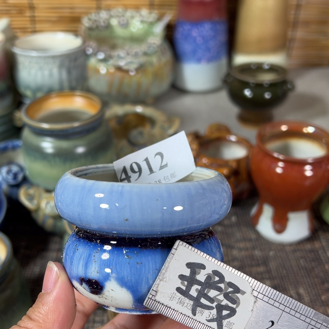 红陶景德镇手工花盆