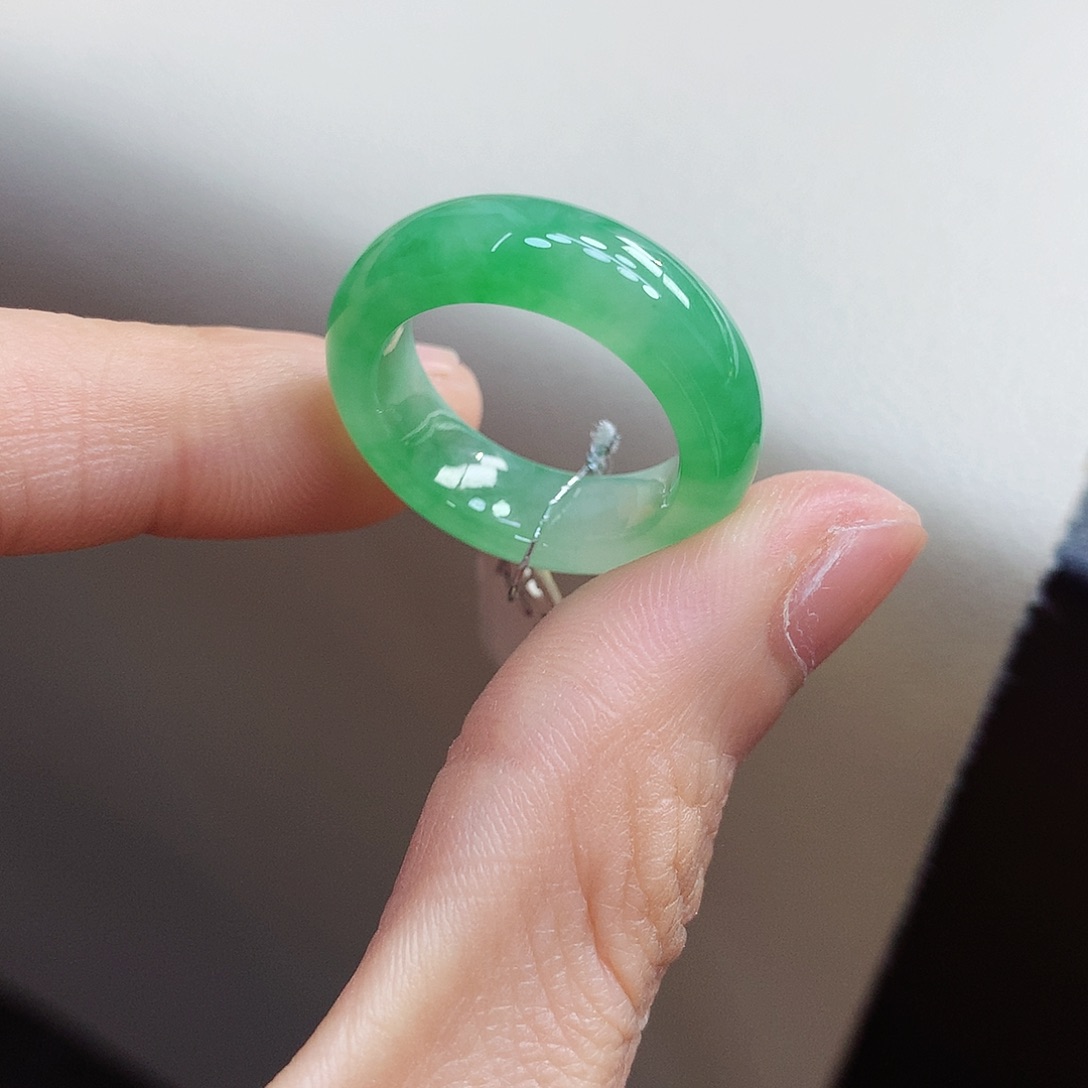 翡翠戒指未镶嵌15号
