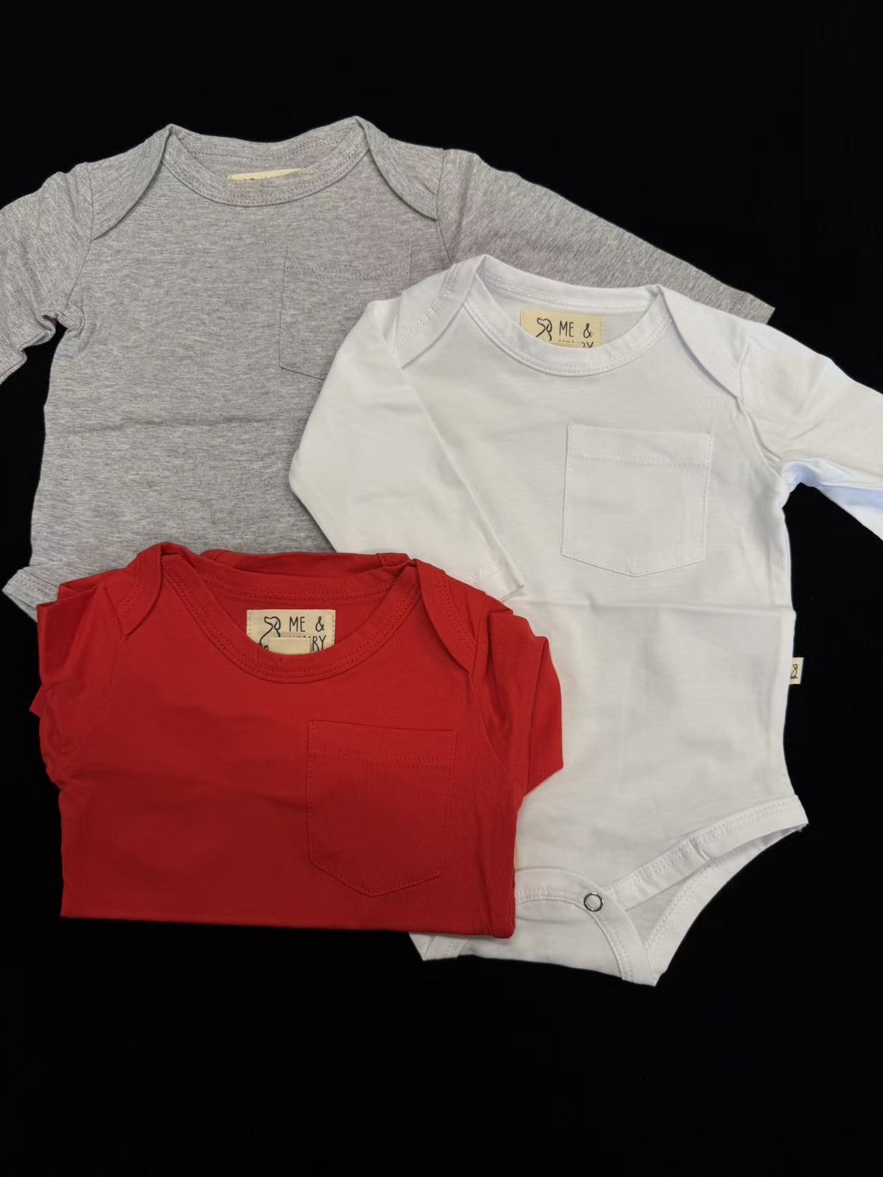 英单伦敦小狗三件套3色长袖包屁