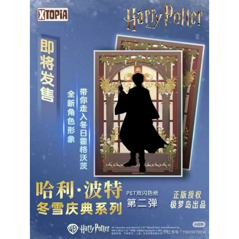 【色纸】极梦岛哈利波特冬雪庆典第2弹卡牌盲盒