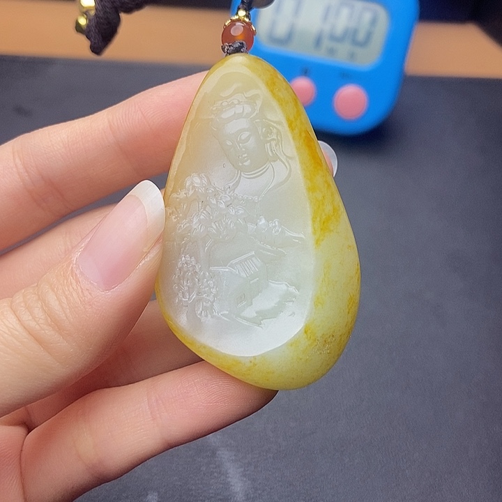 和田玉挂件未镶嵌N