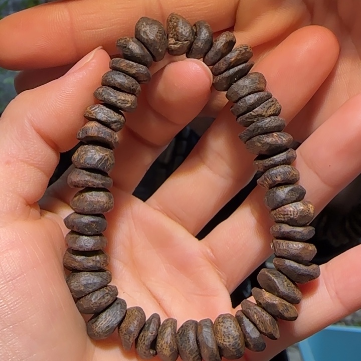 沉香手串原母树沉水树丁手串14.6克
