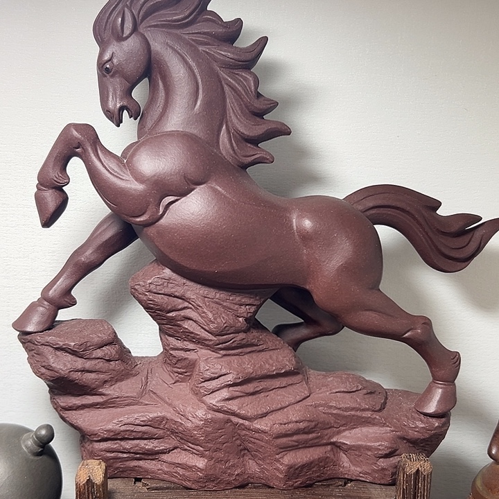 紫砂茶宠紫砂茶宠紫泥神驹