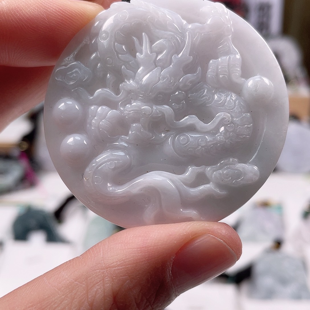 翡翠颈饰未镶嵌0523挂件