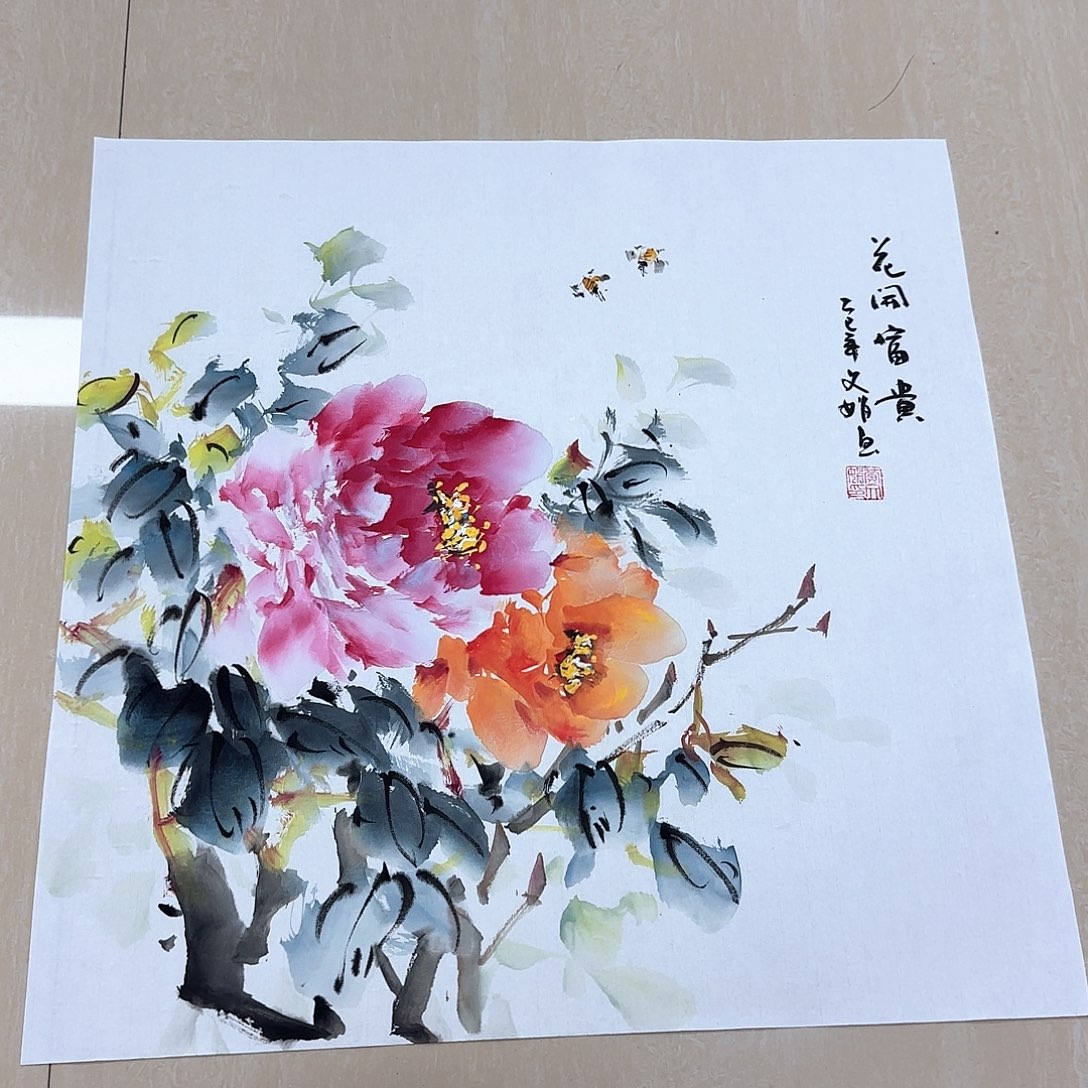 国画国画作品展。国画等