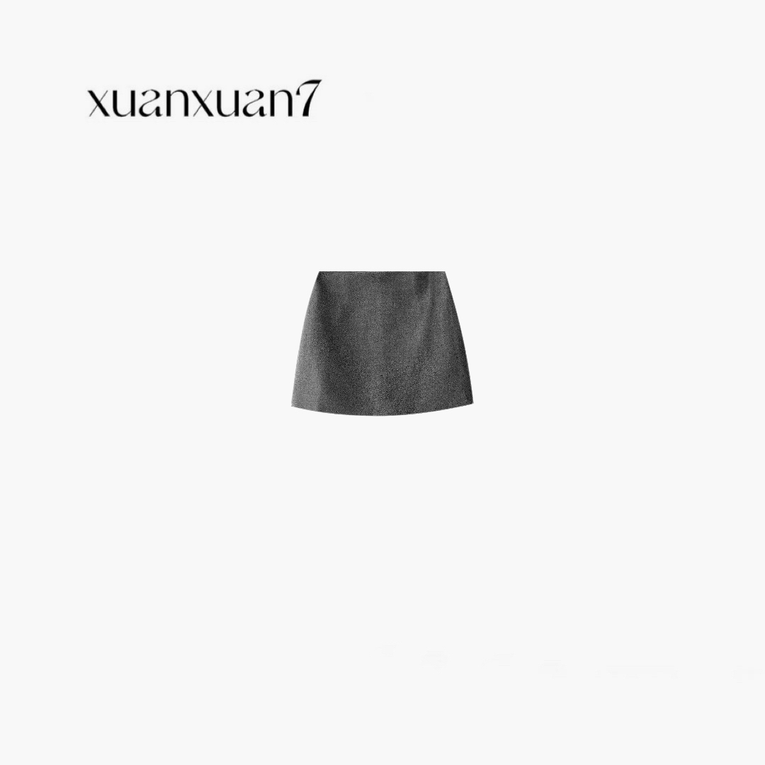 萱萱7【复古风秋冬显瘦A字版半身短裙】