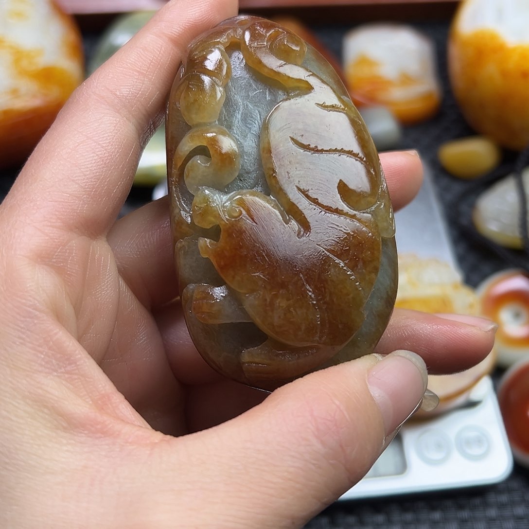 和田玉把件未镶嵌