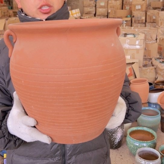 紫砂花盆高30口28————-