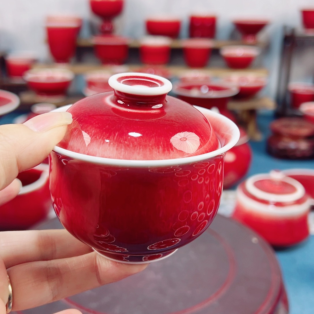 可****?景德镇陶瓷原矿郎红茶具