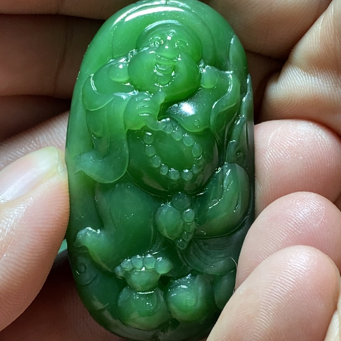 和田玉（碧玉）未镶嵌挂件