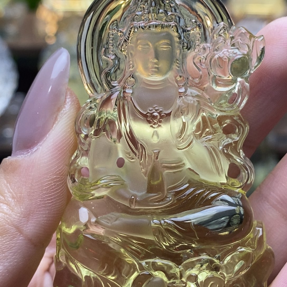 灵***服颈饰未镶嵌水晶大势至