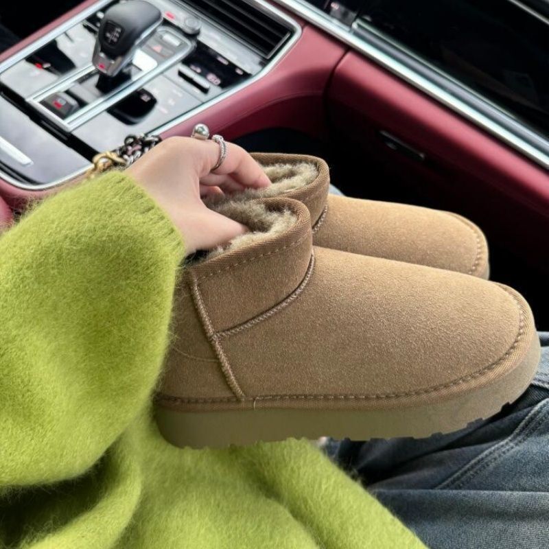 五六个小土豆【mini短筒雪地靴】厚底增高！冬季加绒加厚保暖！