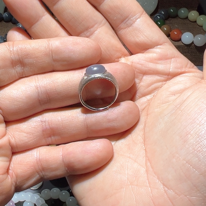 锐***涵和田玉银S925镶嵌颈饰