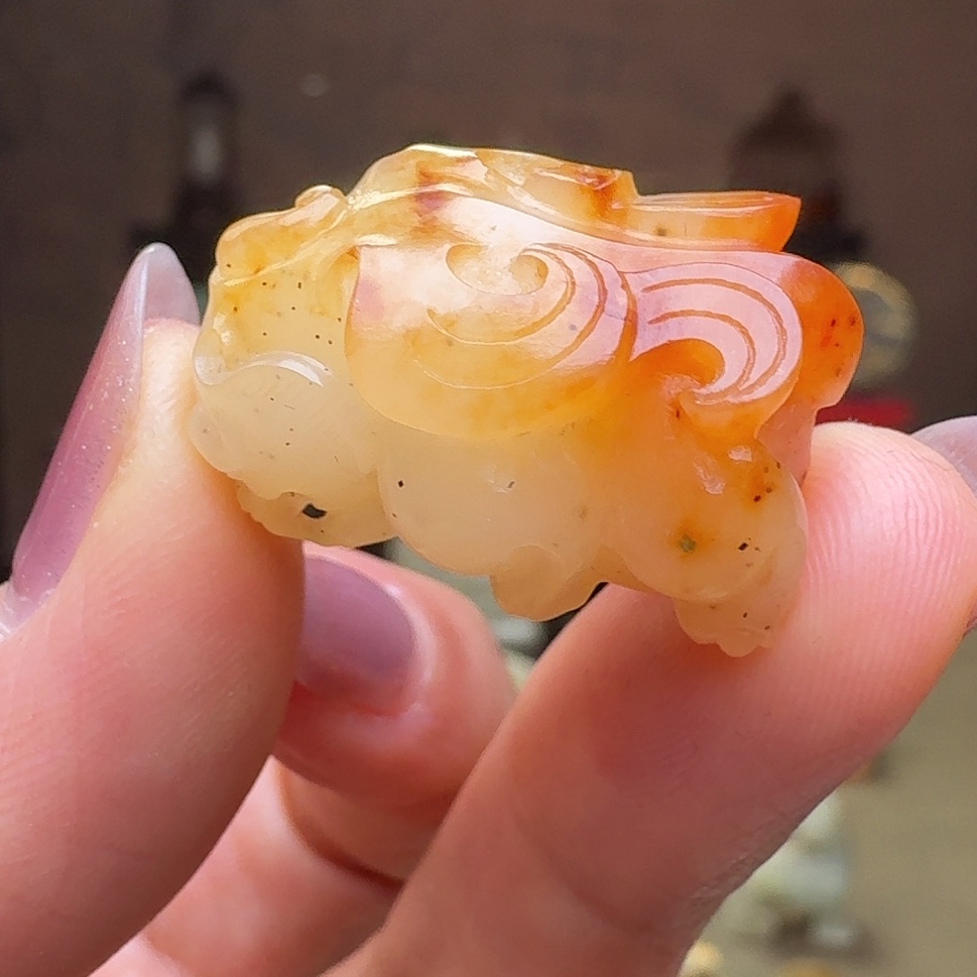 和田玉颈饰未镶嵌海*