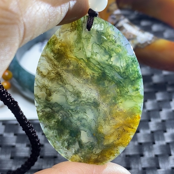 玛瑙/玉髓颈饰足银镀金镶嵌重**英