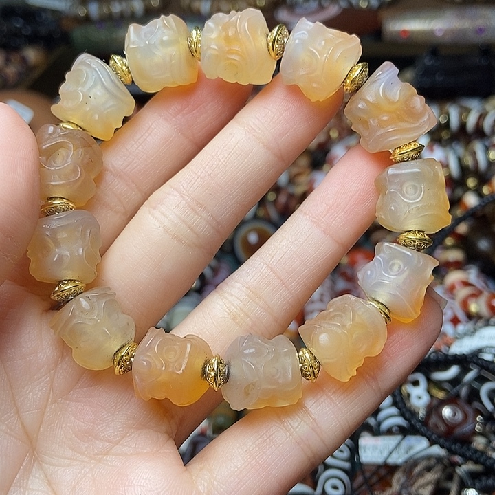 玛瑙/玉髓未镶嵌手链