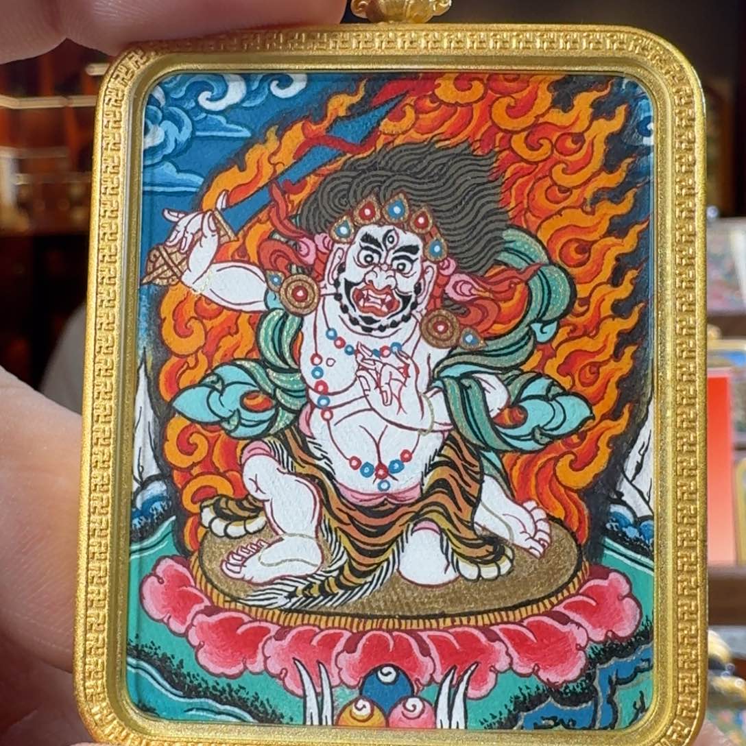 吊坠热贡纯手绘不动作品