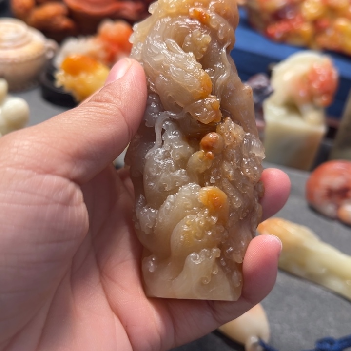 印石昌化石寿山石雕刻工艺品的制作工艺