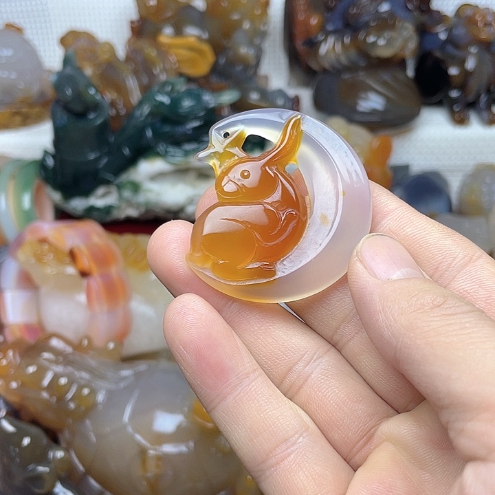 玛瑙/玉髓饰品未镶嵌