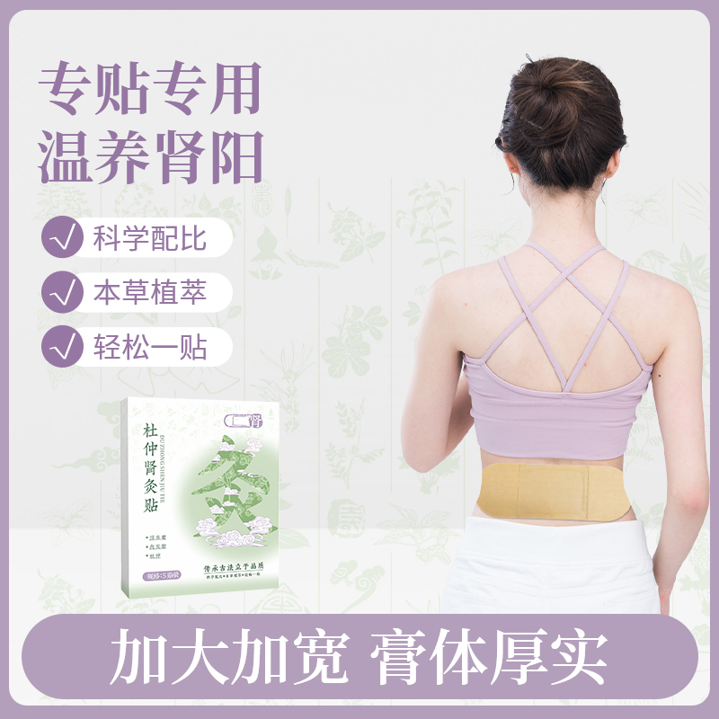 【李彬专属】艾颐堂杜仲肾灸贴草本精粹缓解舒缓调和厚实腰椎热敷