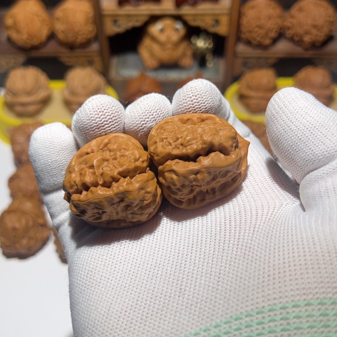 把件文玩核桃蛤蟆头