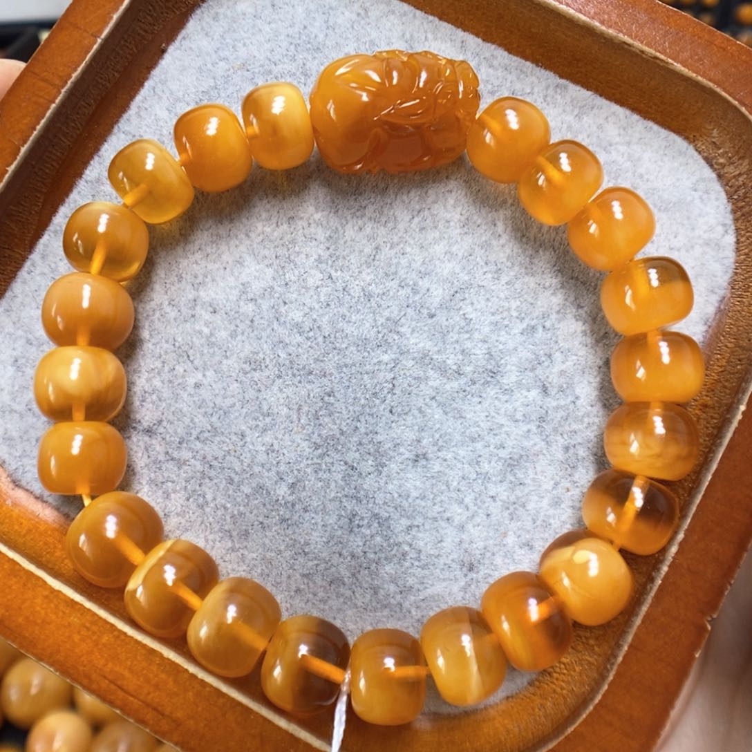 蜜蜡手链未镶嵌蜜蜡