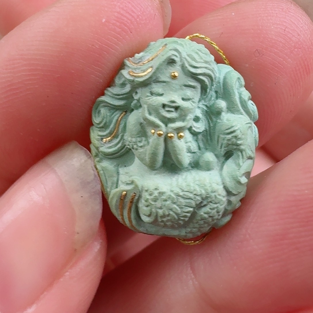 绿松石珠宝奇石未镶嵌