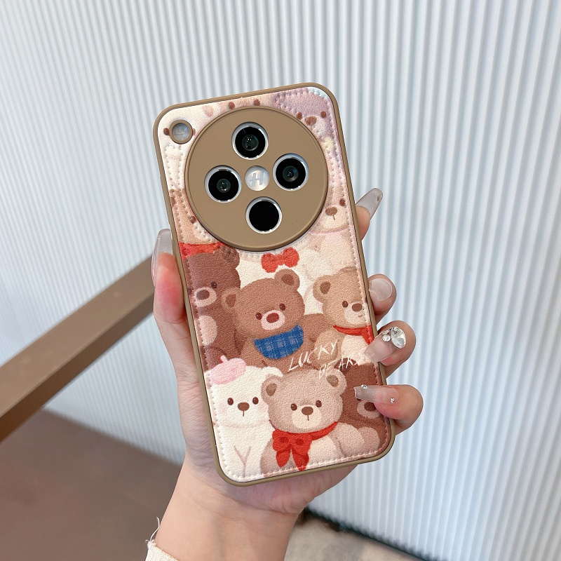 ins风可爱小熊适用苹果手机壳华为荣耀vivo小米oppo女防摔保护套