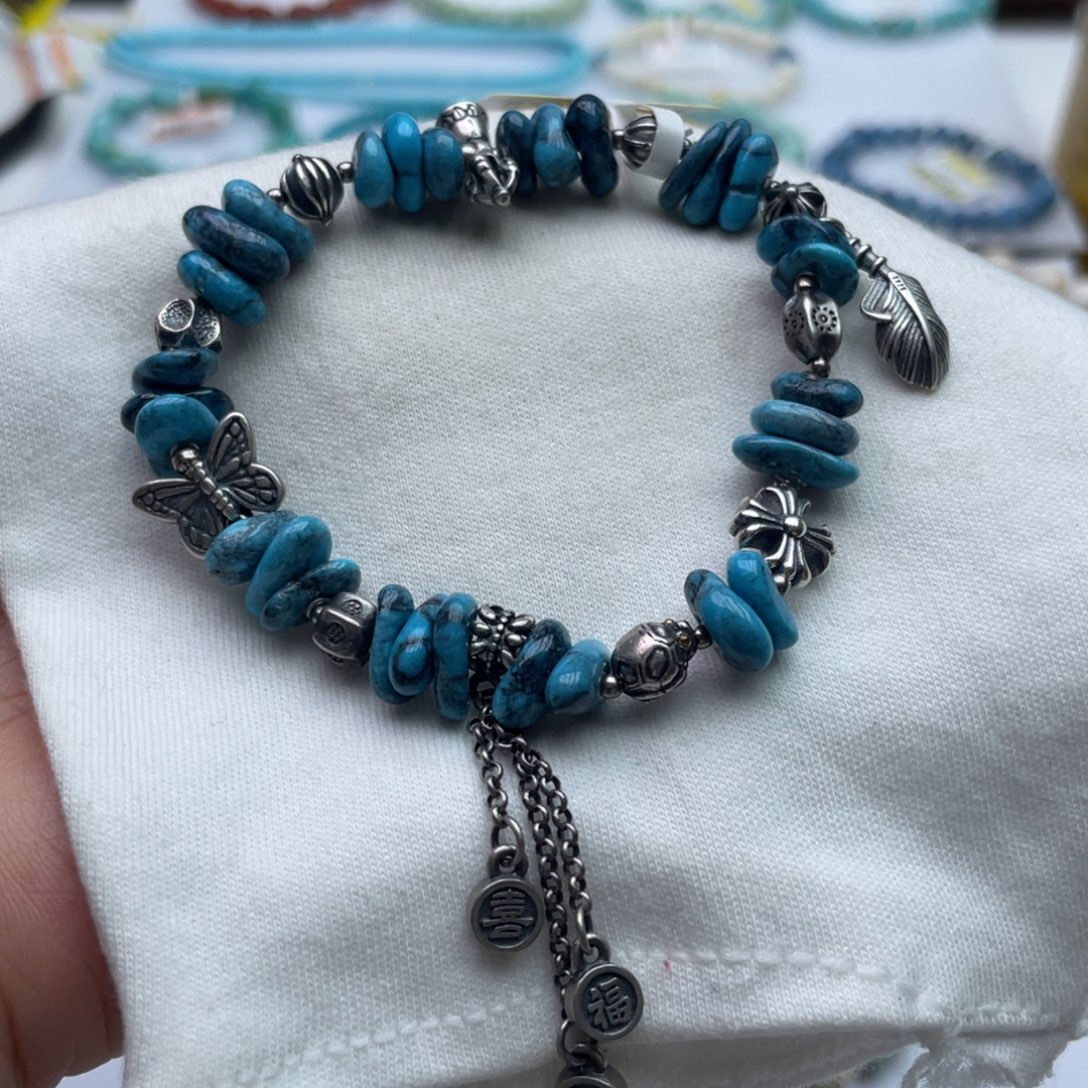 绿松石未镶嵌手链