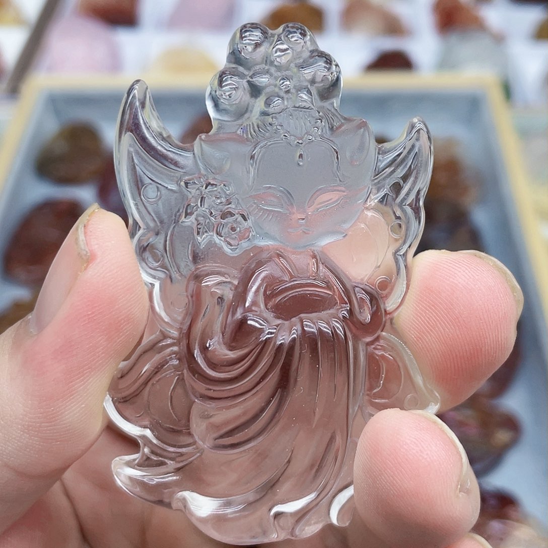 水晶吊坠(不含链)未镶嵌丸**?