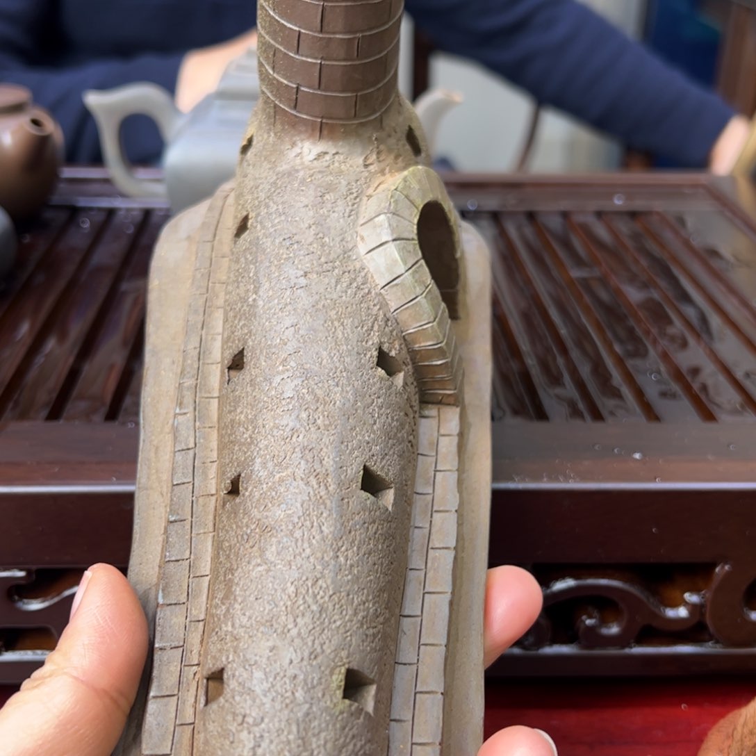 贵台龙窑柴烧茶壶A160思***夜