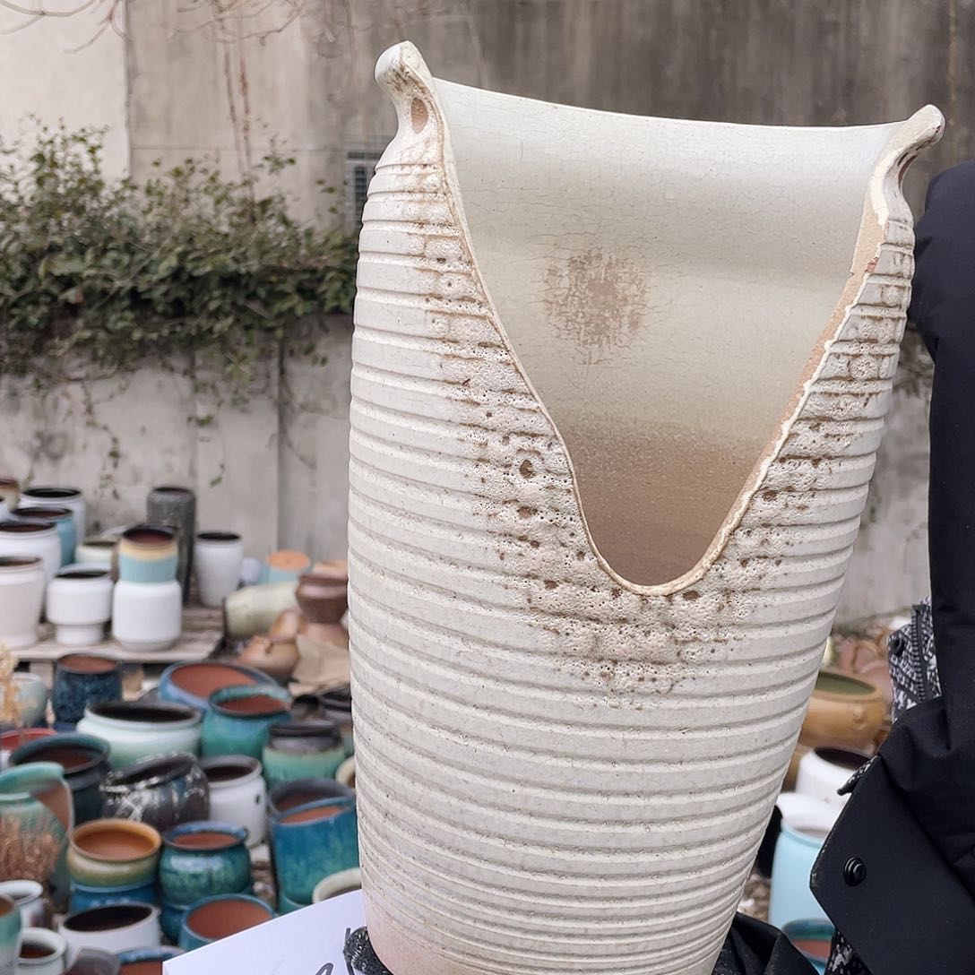 红陶王嫂花盆0217-922