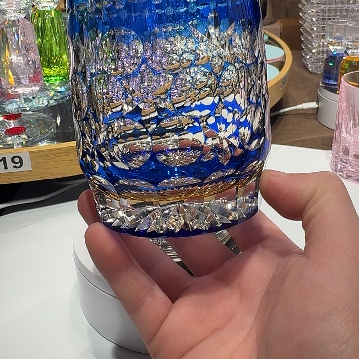 手柄款水晶玻璃威士忌